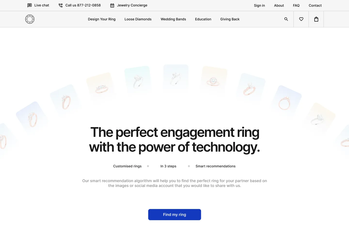 Engage Jewelry Desktop Screen